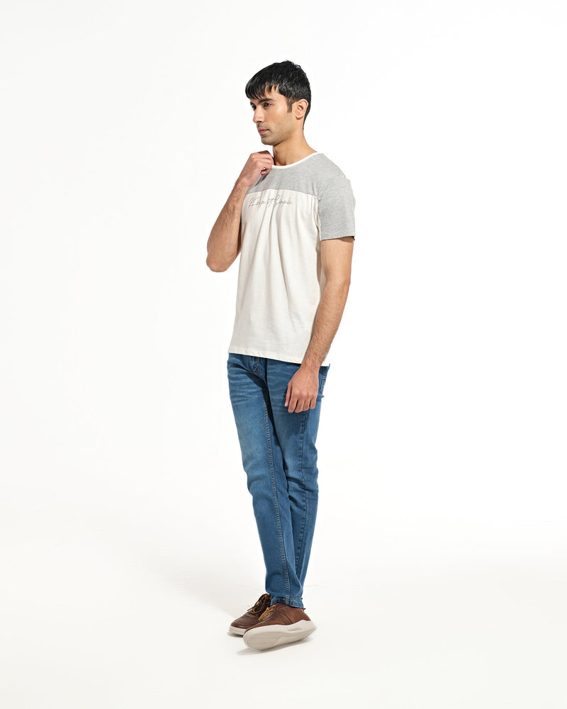 Men Panel Tee Shirt - Engine - Buy Now