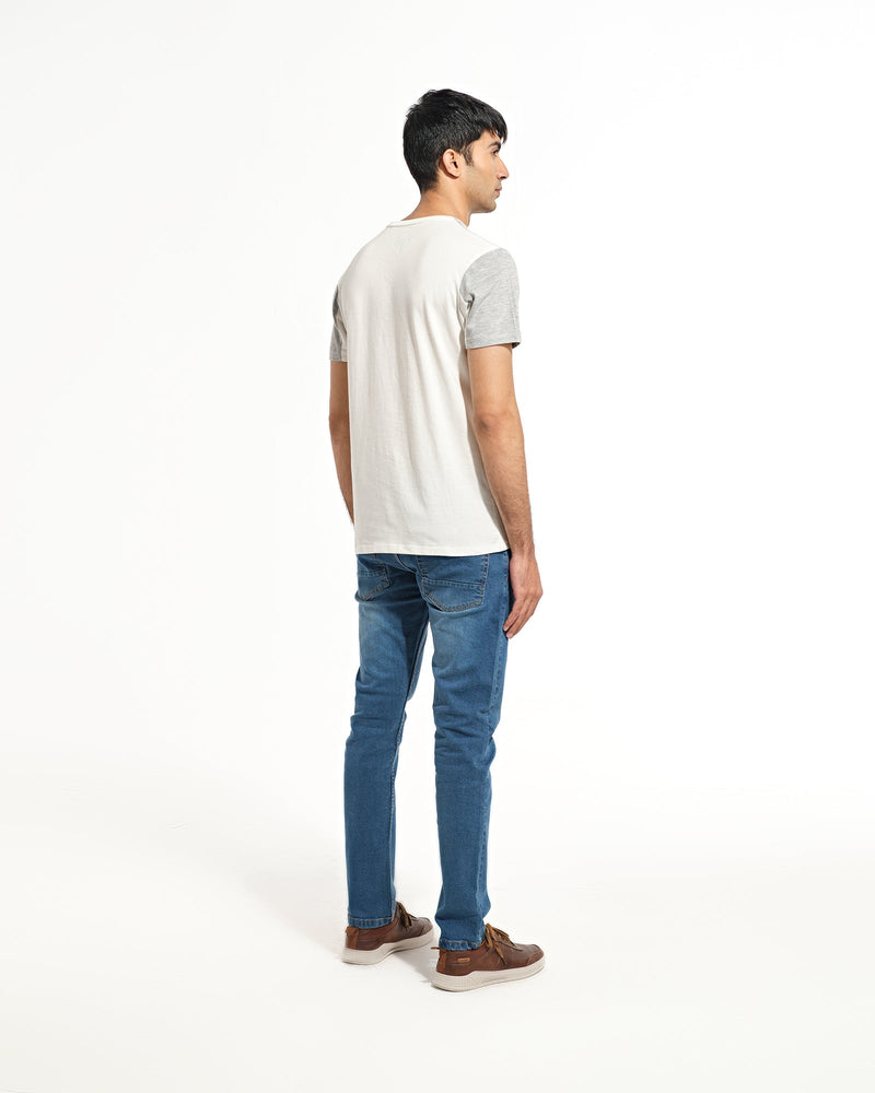 Men Panel Tee Shirt - Engine - Buy Now
