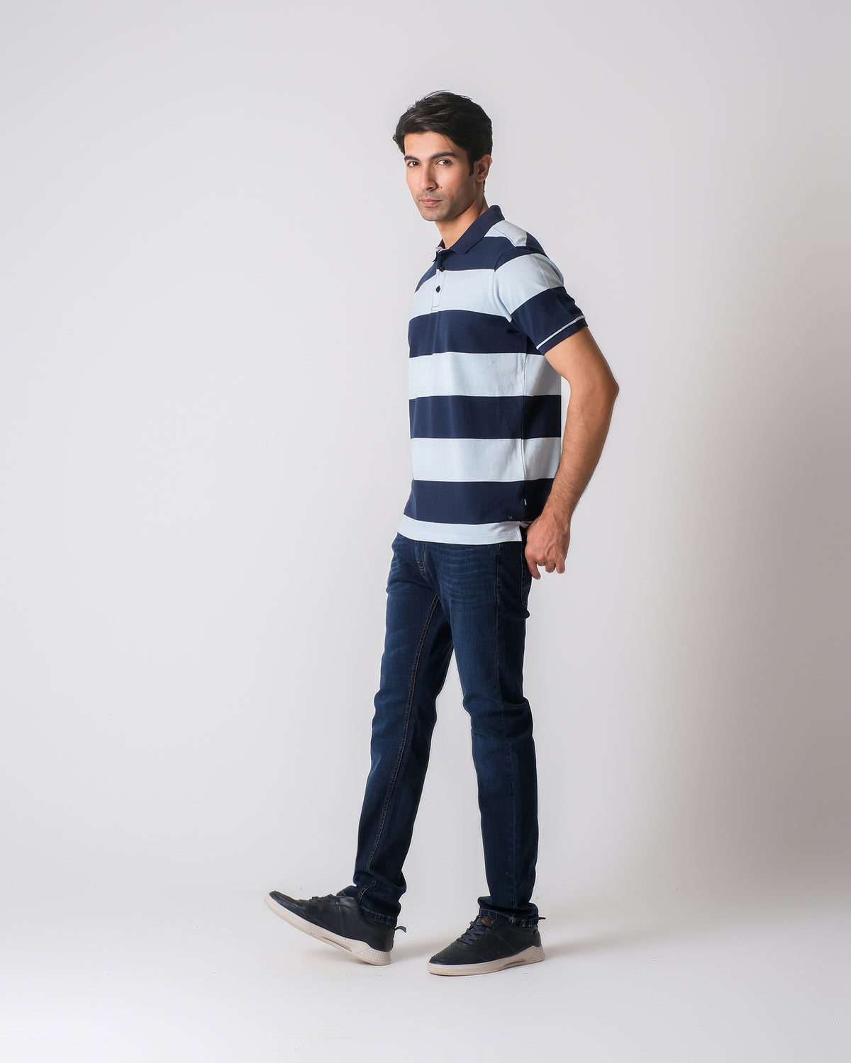 Men Panel Polo Tee - Engine - Buy Now