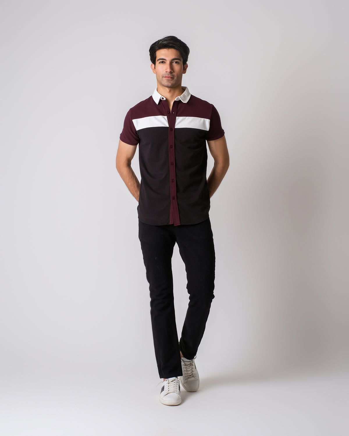 Men Button-Down with Panel - Engine - Buy Now