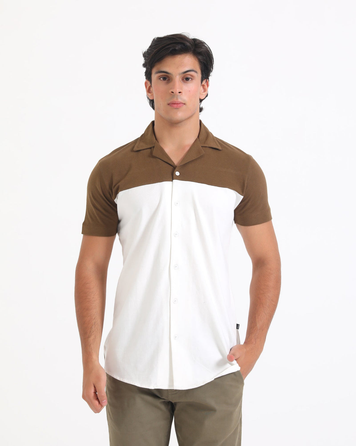 Men S/S Panel Button Down - Engine - Buy Now