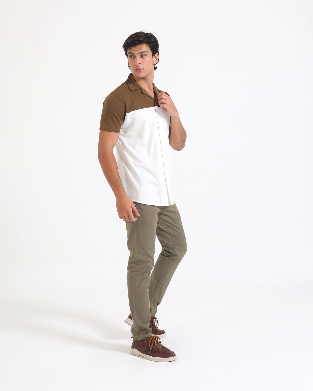 Men S/S Panel Button Down - Engine - Buy Now