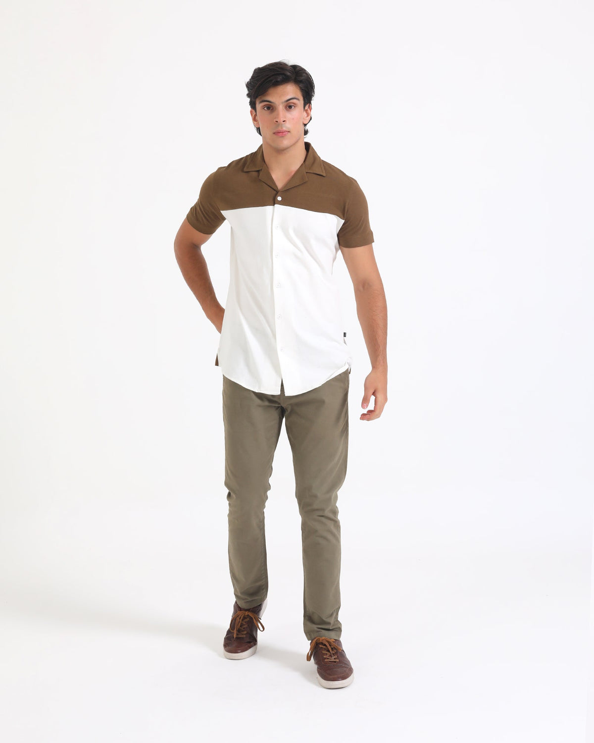 Men S/S Panel Button Down - Engine - Buy Now