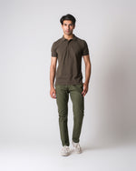 Men Solid Knit Polo Tee - Engine - Buy Now