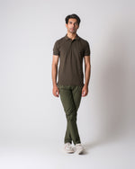 Men Solid Knit Polo Tee - Engine - Buy Now