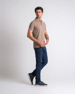 Men Solid Knit Polo Tee - Engine - Buy Now