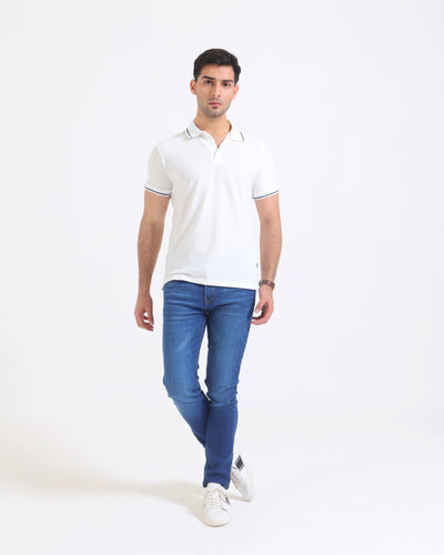 Men S/S Solid Polo Tee