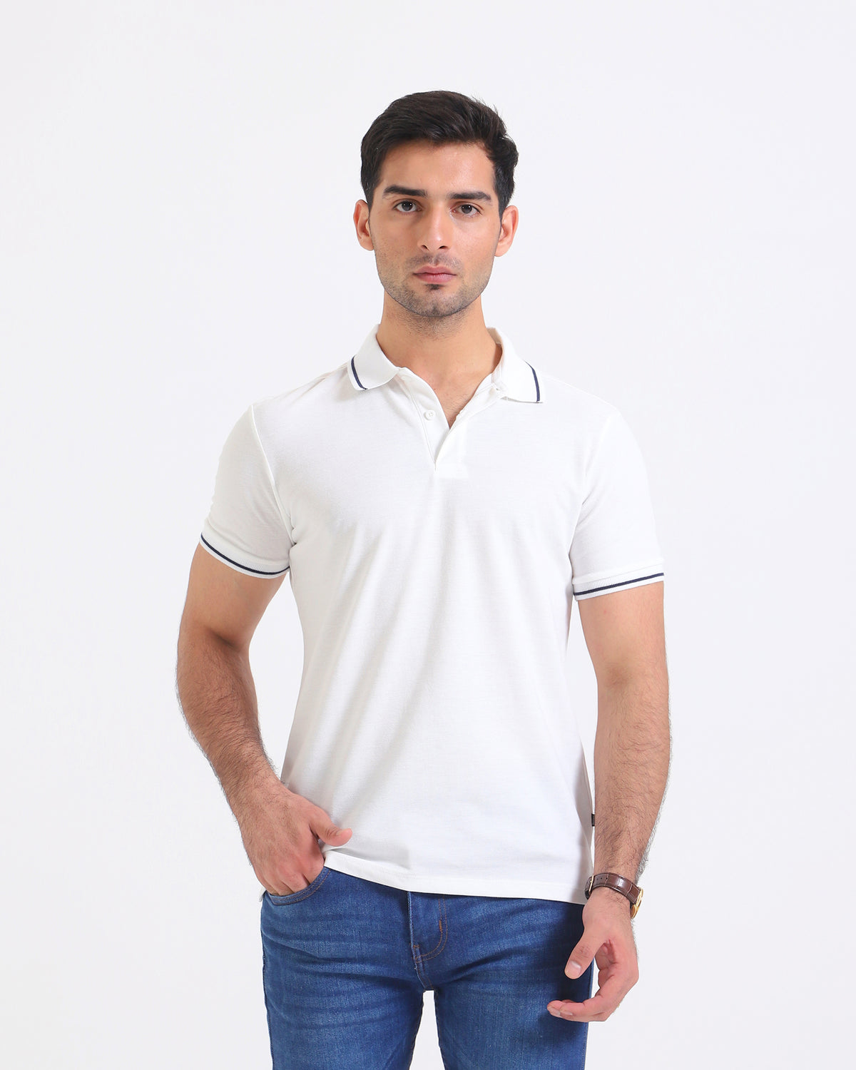Men S/S Solid Polo Tee - Engine - Buy Now
