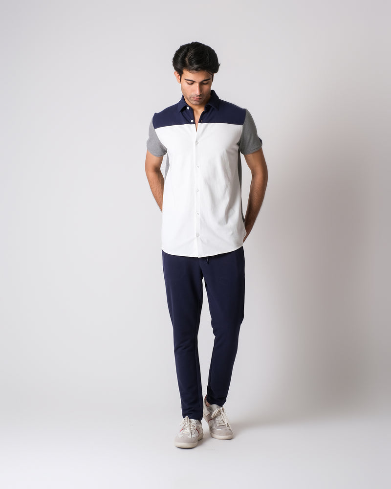 Men Button-Down with Panel - Engine - Buy Now