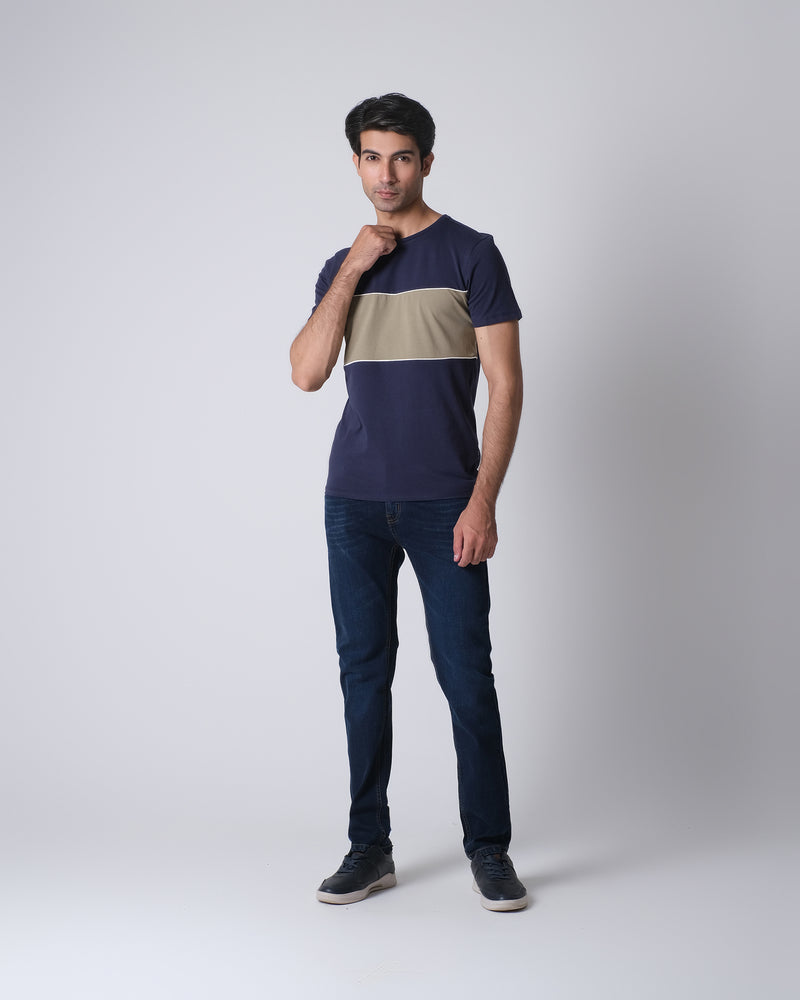 Men Panel T-Shirt - Engine - Buy Now