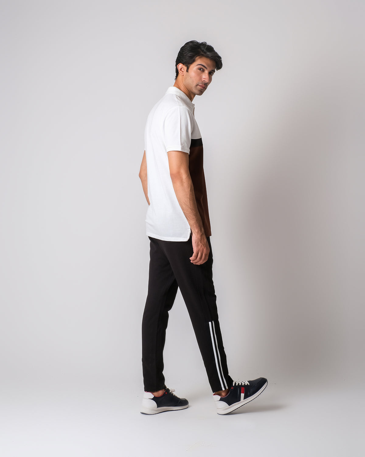 Men Panel Polo Tee - Engine - Buy Now