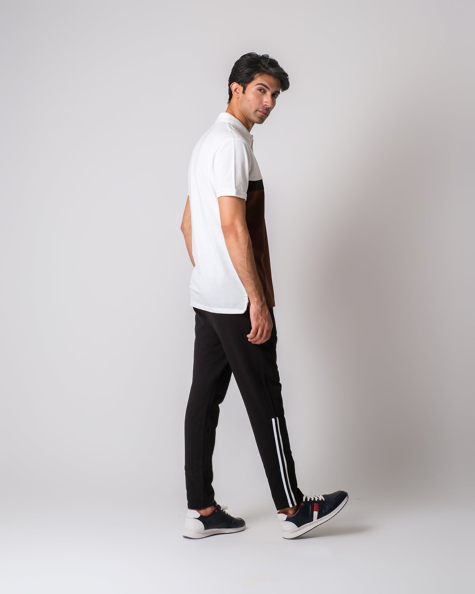 Men Panel Polo Tee - Engine - Buy Now