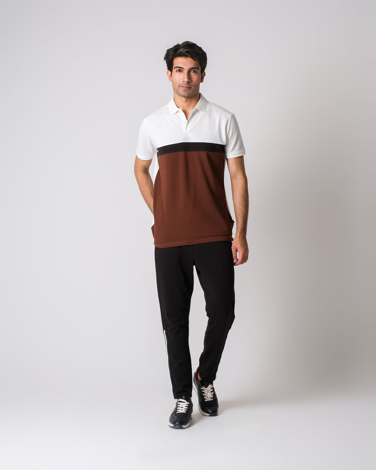 Men Panel Polo Tee - Engine - Buy Now