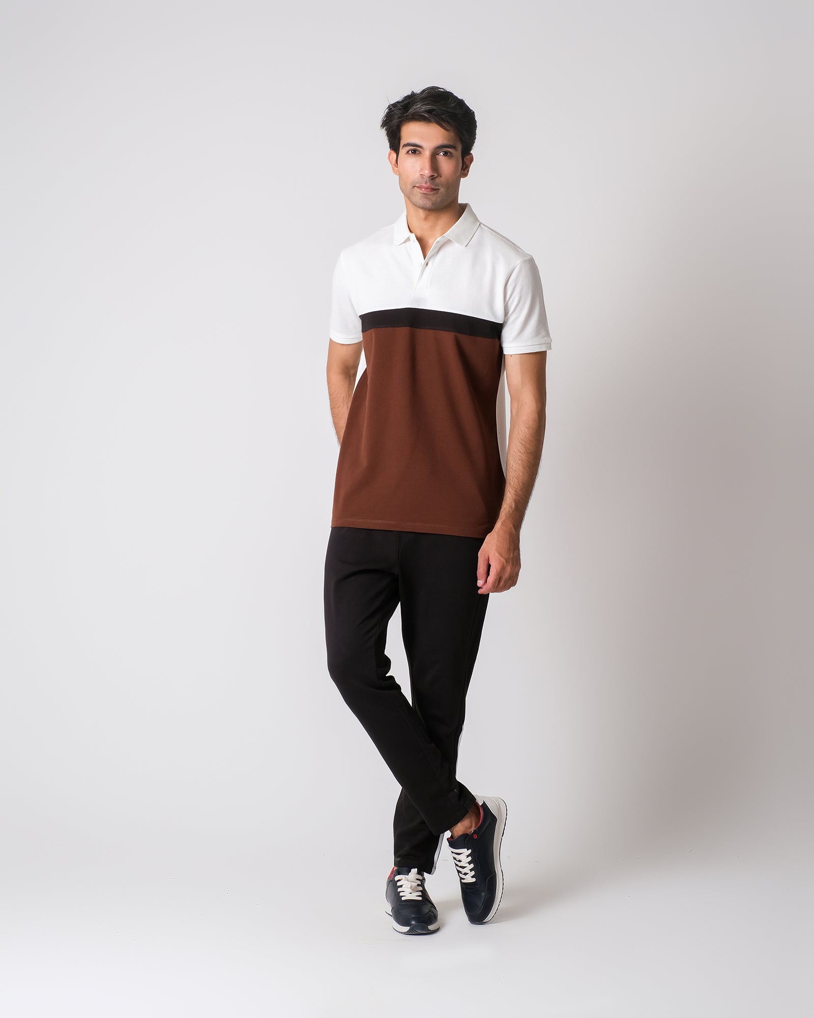Men Panel Polo Tee - Engine - Buy Now