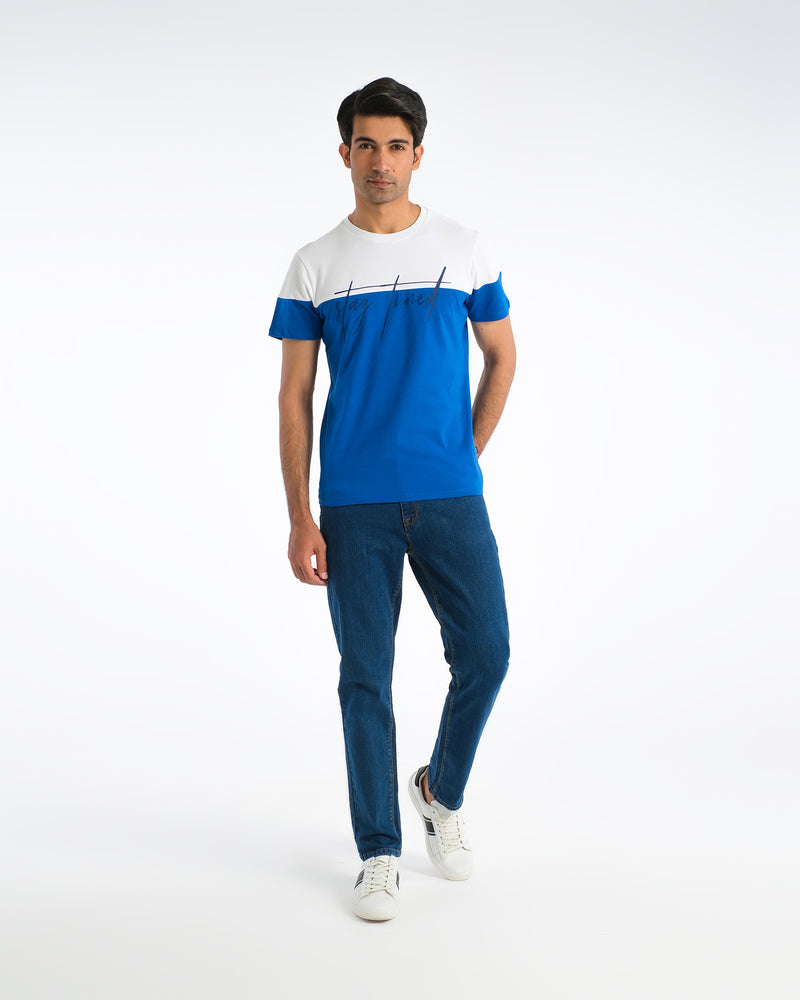 Men Panel T Shirt - Engine - Buy Now