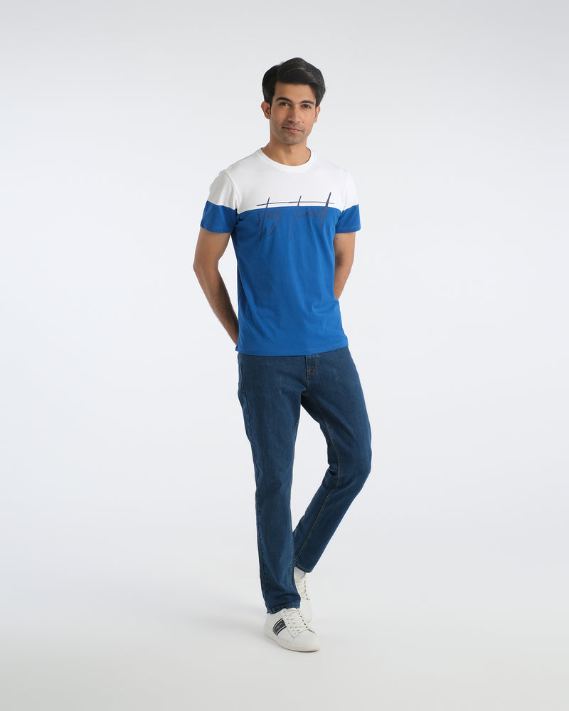 Men Panel T Shirt - Engine - Buy Now
