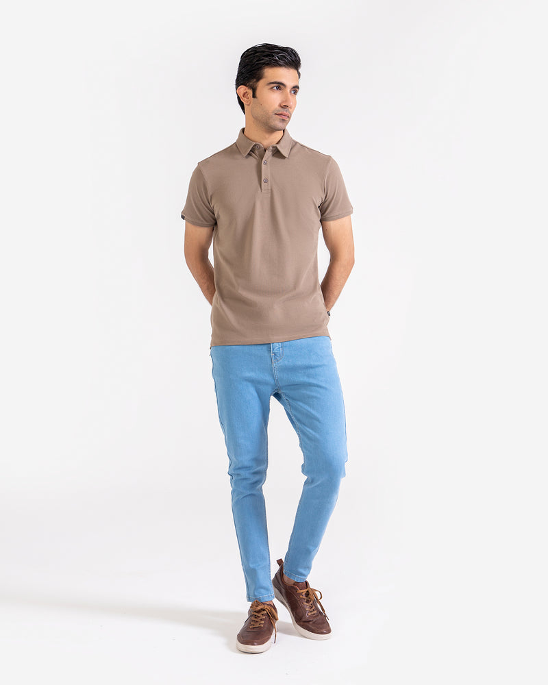 Men S/S Solid Polo Tee - Engine - Buy Now