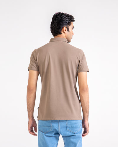 Men S/S Solid Polo Tee