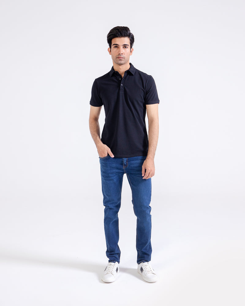 Men S/S Solid Polo Tee - Engine - Buy Now