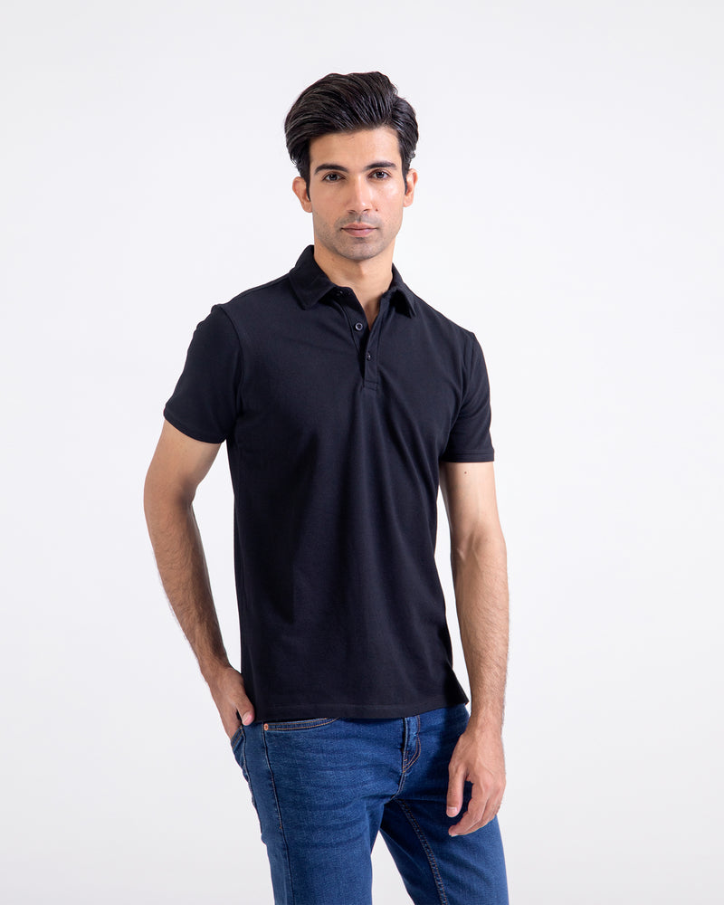 Men S/S Solid Polo Tee - Engine - Buy Now