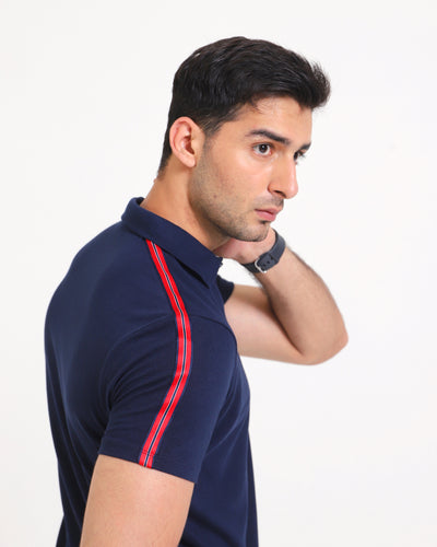 Men S/S Solid Polo Tee