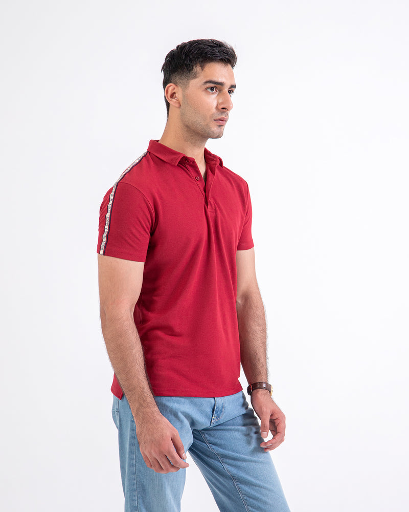 Men Basic Solid Polo Tee - Engine - Buy Now