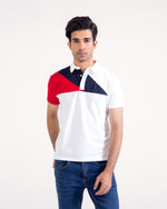 Men S/S Panel Polo Tee - Engine - Buy Now