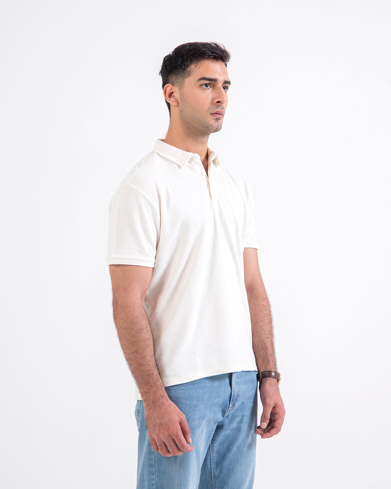 Men Basic Solid Polo Tee - Engine - Buy Now