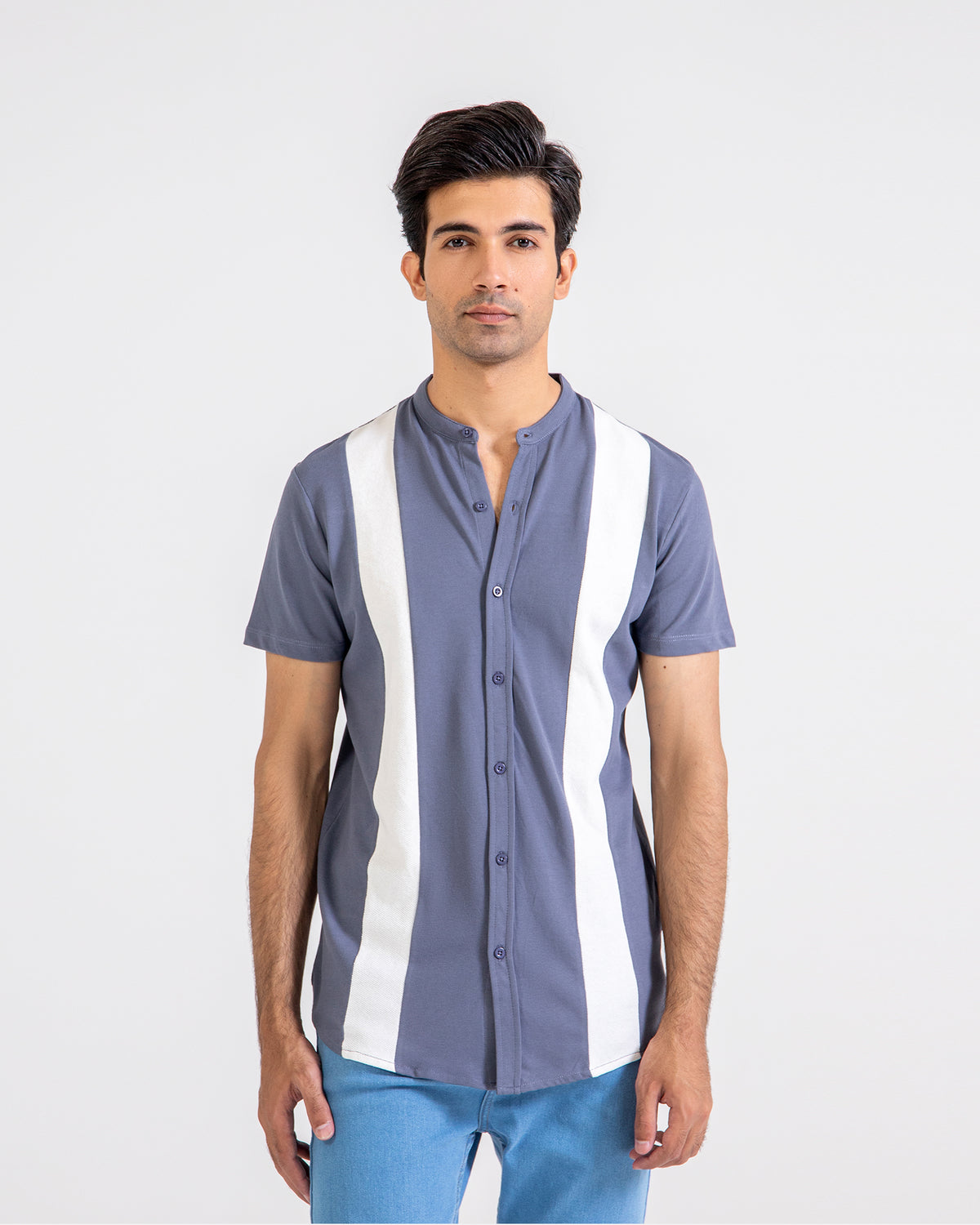 Men S/S Panel Button Down - Engine - Buy Now