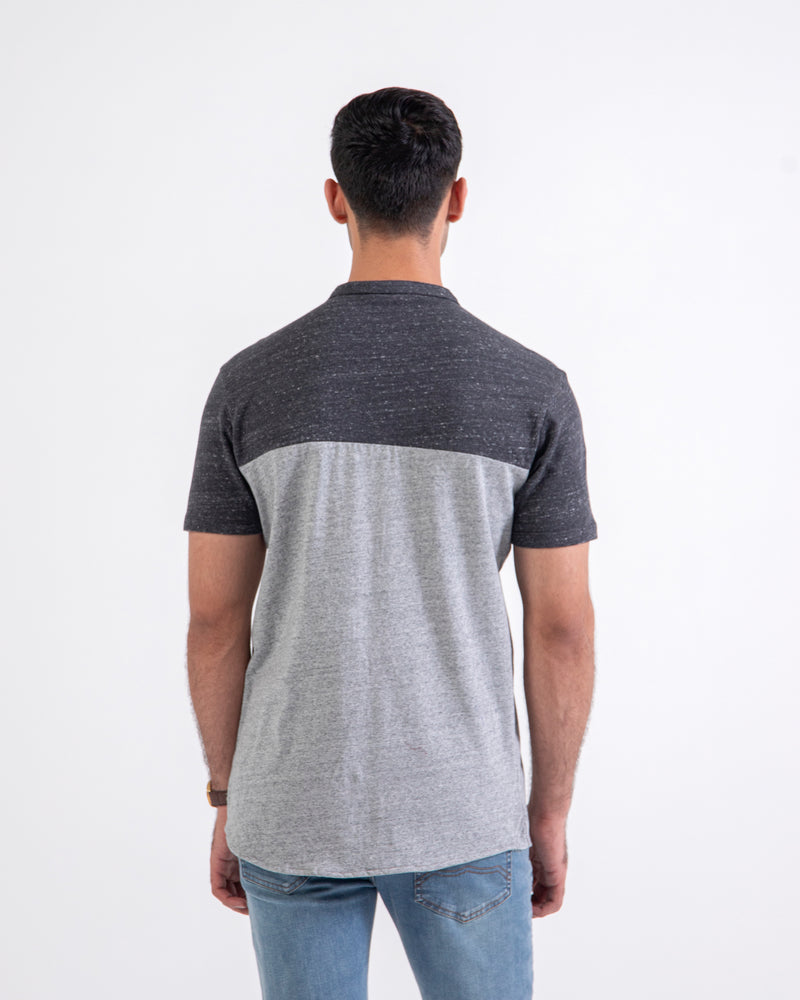 Men Contrast Panel Button Down - Engine - Buy Now