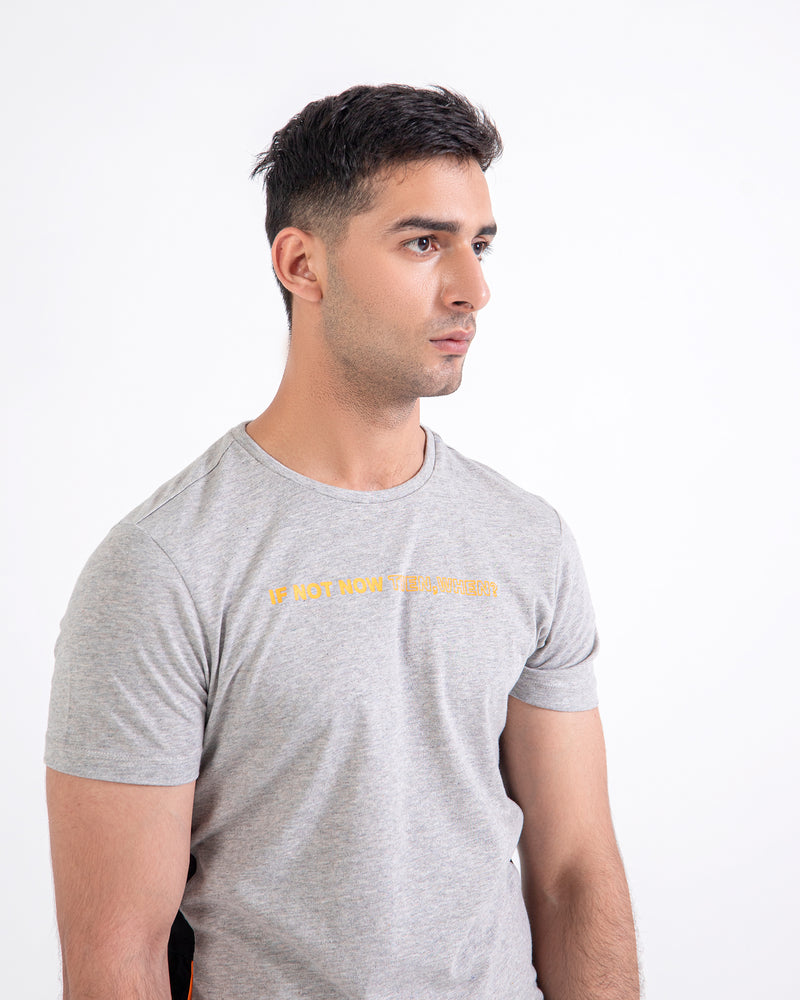 Men Side Paneled Tee - Engine - Buy Now