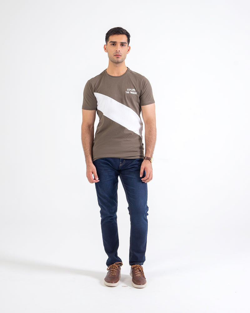 Men Panel T Shirt - Engine - Buy Now