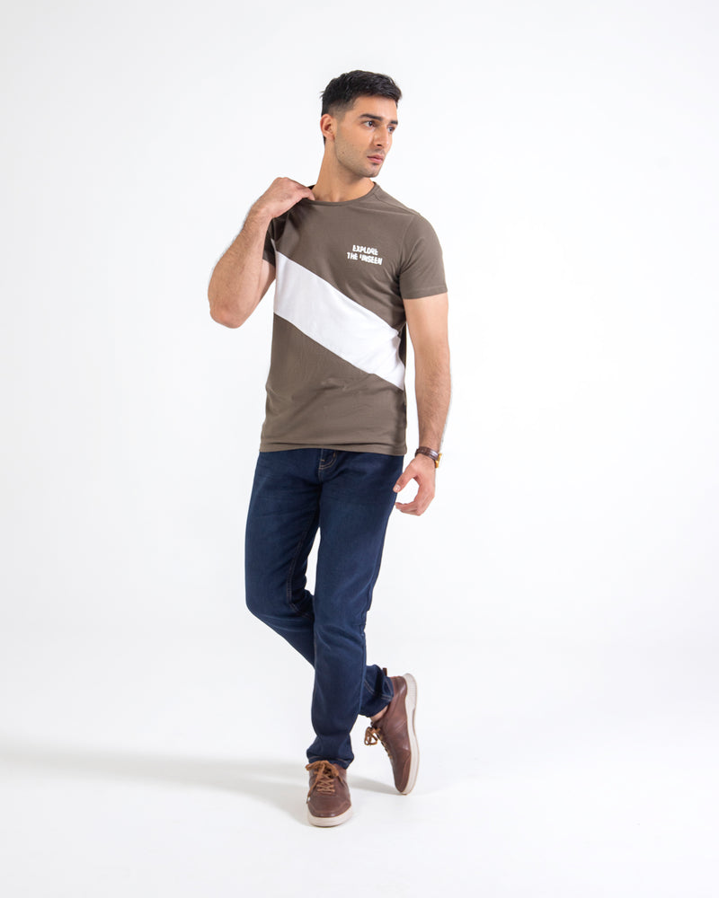 Men Panel T Shirt - Engine - Buy Now