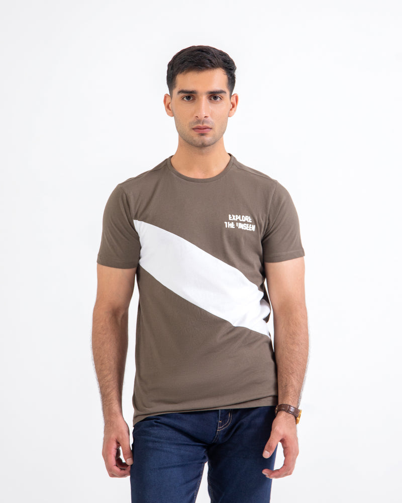 Men Panel T Shirt - Engine - Buy Now