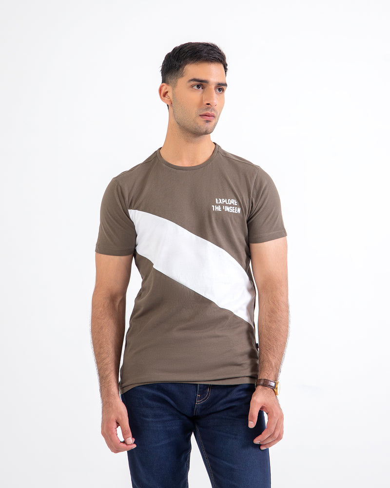 Men Panel T Shirt - Engine - Buy Now