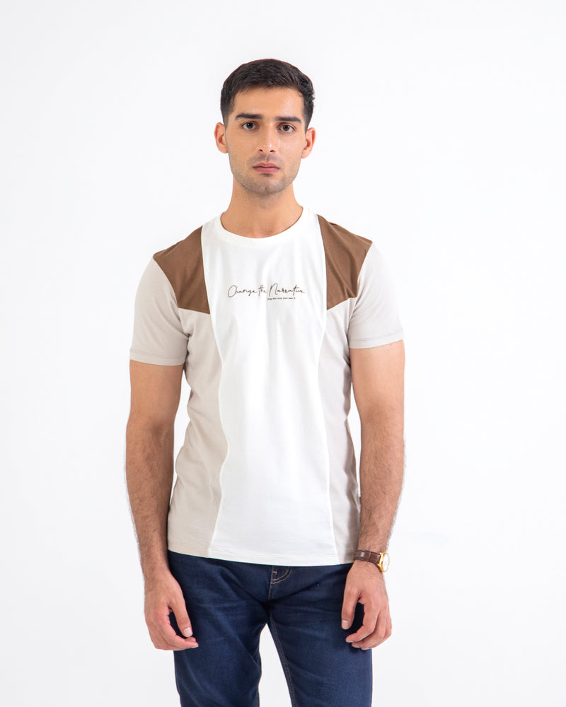 Men Panel Cut & Sew Tee - Engine - Buy Now