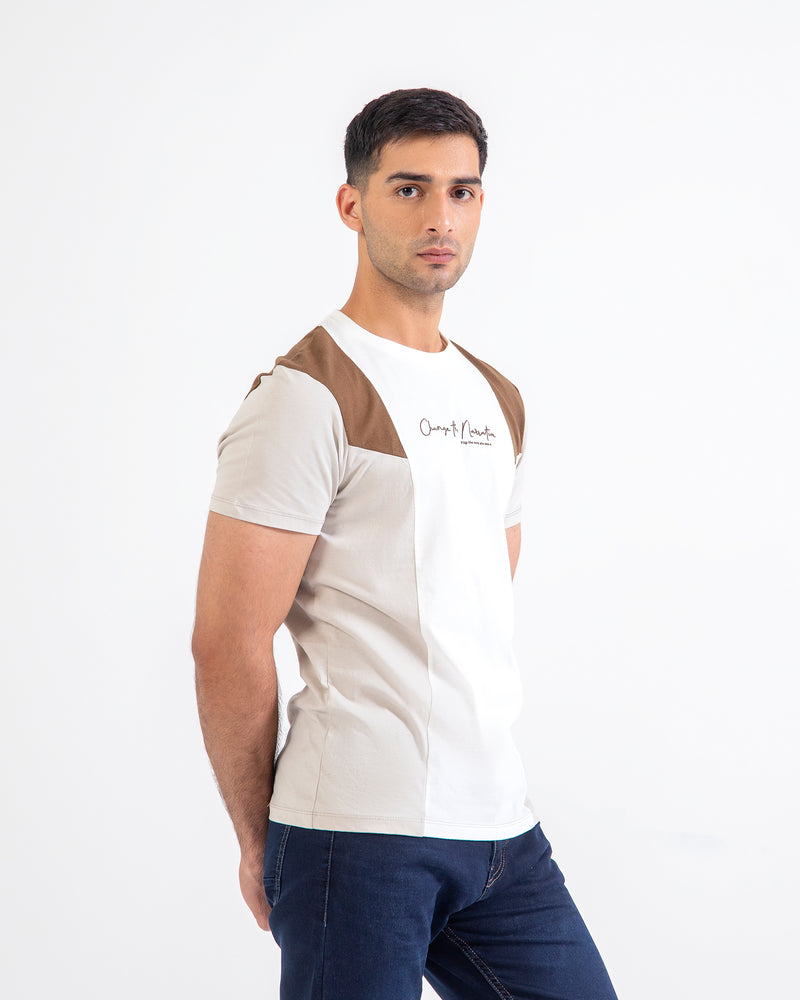 Men Panel Cut & Sew Tee - Engine - Buy Now