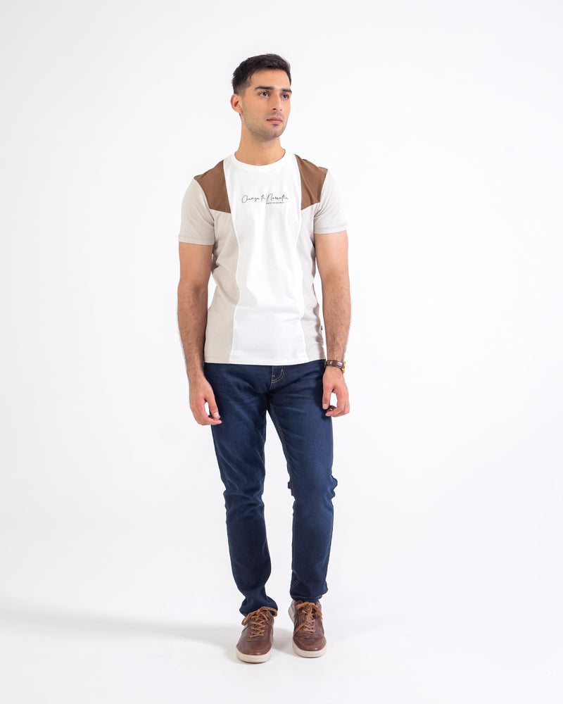 Men Panel Cut & Sew Tee - Engine - Buy Now