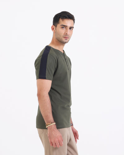 Men S/S Henley