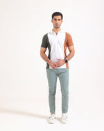 Men S/S Panel Polo Tee - Engine - Buy Now