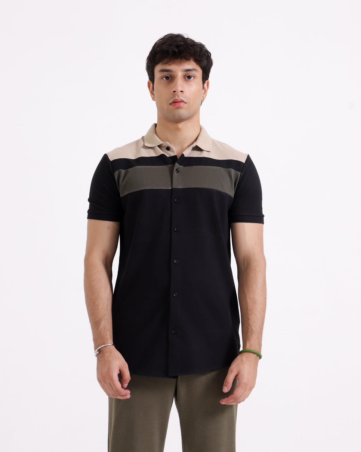 Men S/S Panel Button Down - Engine - Buy Now