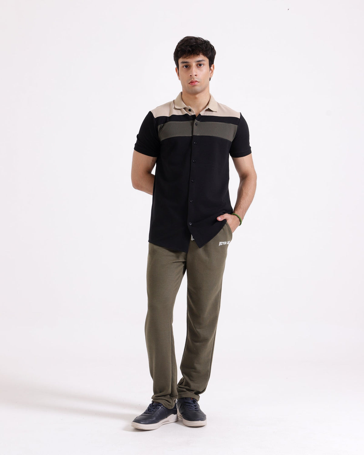 Men S/S Panel Button Down - Engine - Buy Now