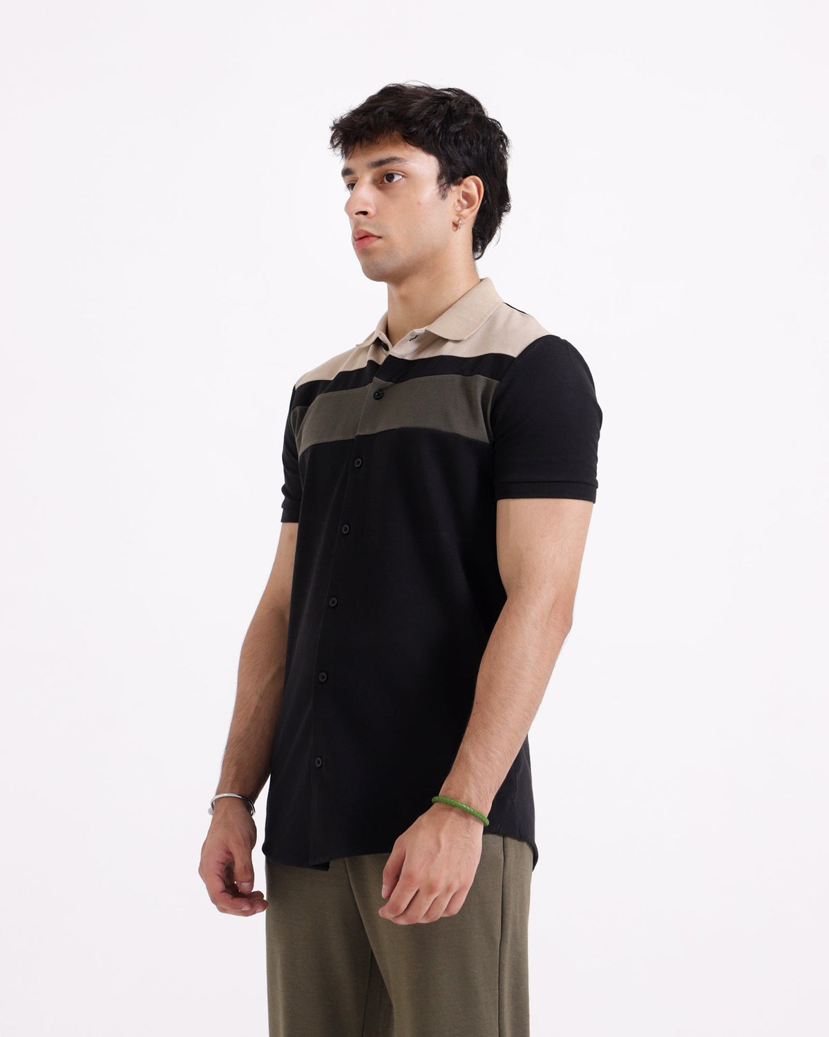 Men S/S Panel Button Down - Engine - Buy Now