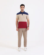 Men S/S Panel Polo Tee - Engine - Buy Now