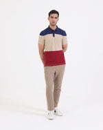 Men S/S Panel Polo Tee - Engine - Buy Now