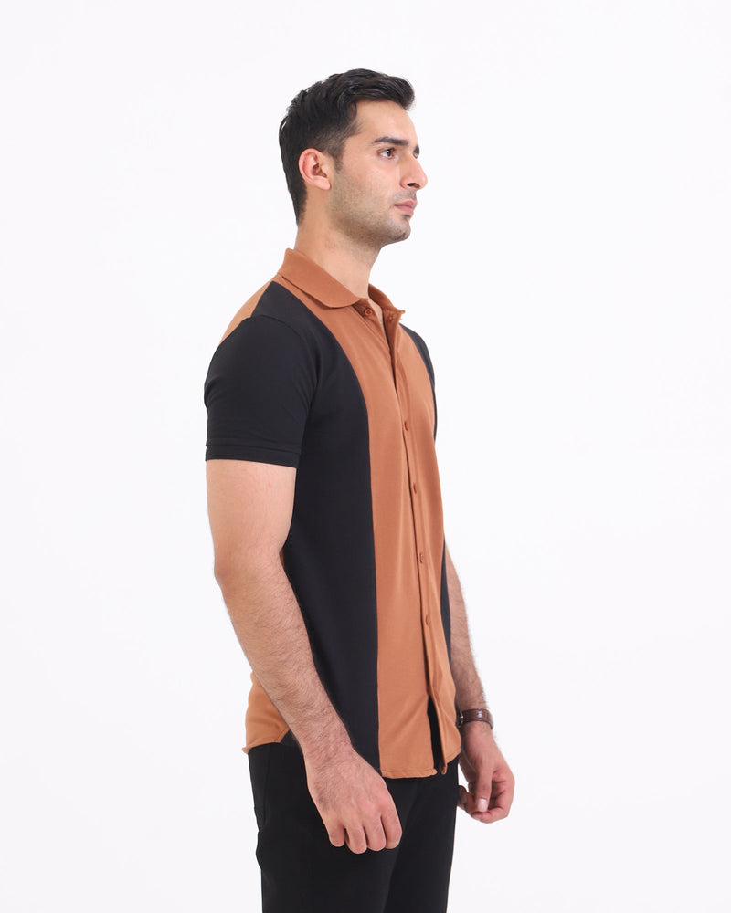 Men S/S Panel Button Down - Engine - Buy Now