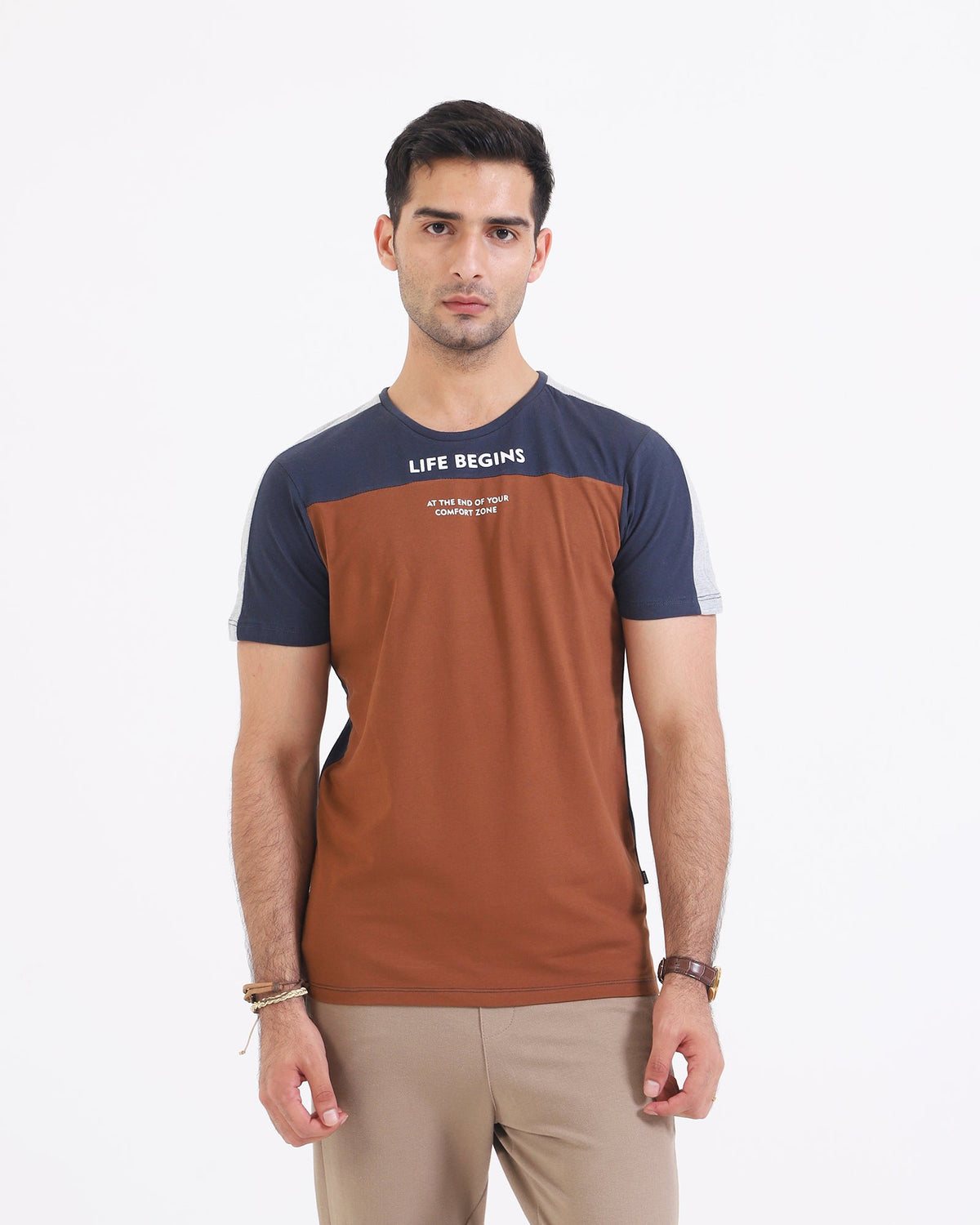 Men Panel T-Shirt - Engine - Buy Now
