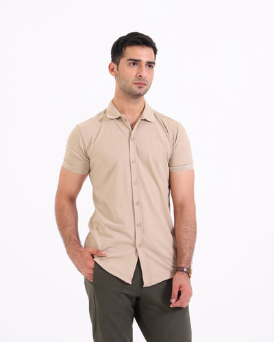 Men S/S Basic Button Down