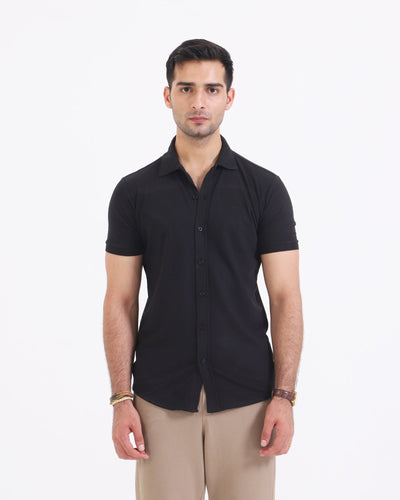 Men S/S Basic Button Down