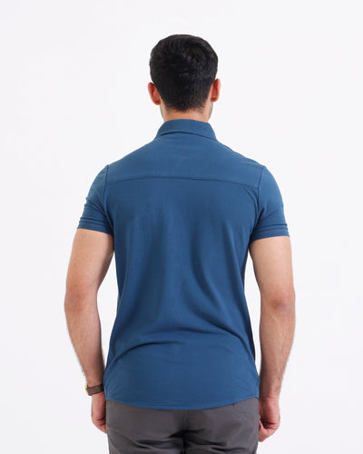 Men S/S Basic Button Down